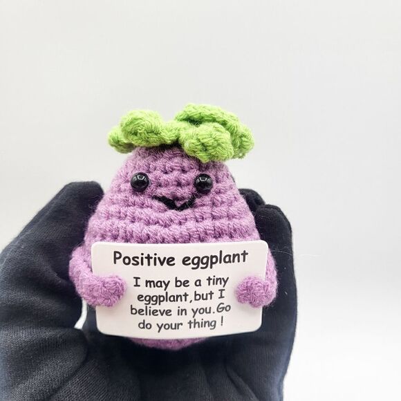 Emotional Support - Positive Eggplant - NWOT - Picture 3 of 3
